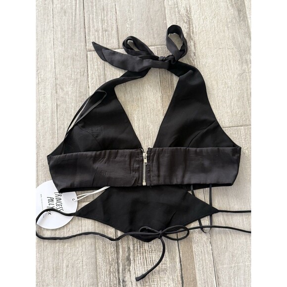 The Princess Polly Josiah Top in black Festival Grunge - Picture 7 of 8